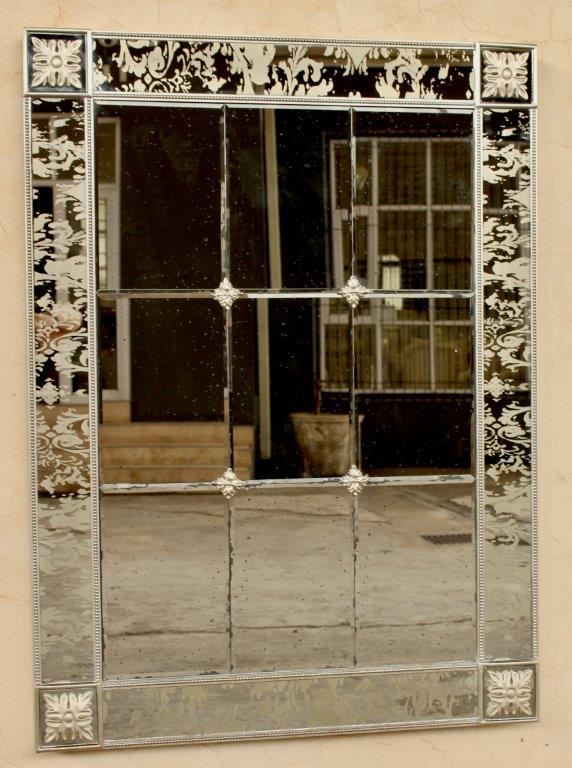 Mirror With Mirrored Frame